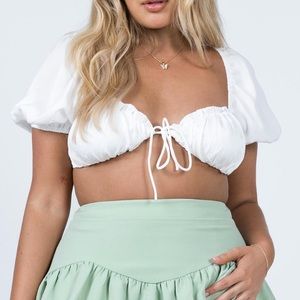 Princess Polly Whitley white top